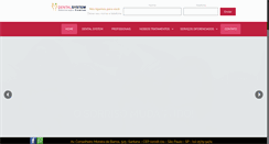 Desktop Screenshot of dentalsystem.com.br